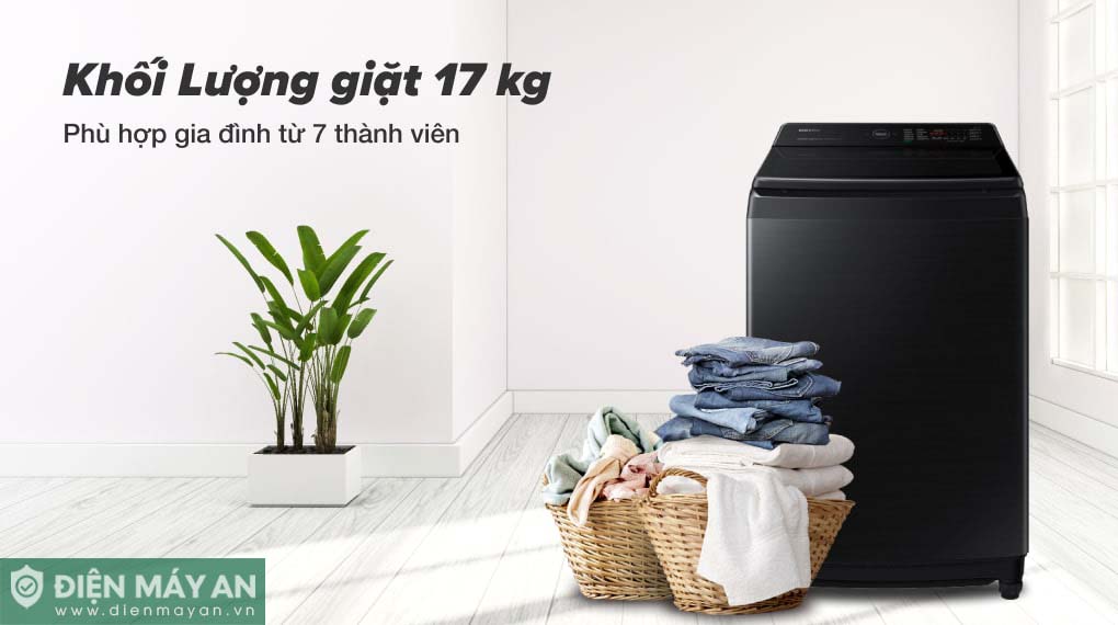 Máy Giặt Samsung Inverter 17 Kg WA17CG6886BVSV
